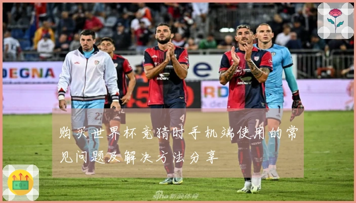 购买世界杯竞猜时手机端使用的常见问题及解决方法分享